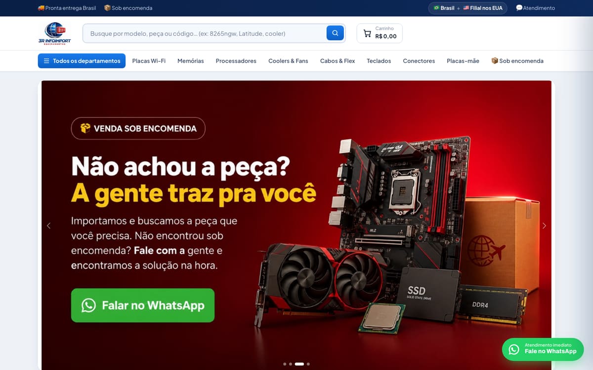 3R Infoimport — Hardware & peças