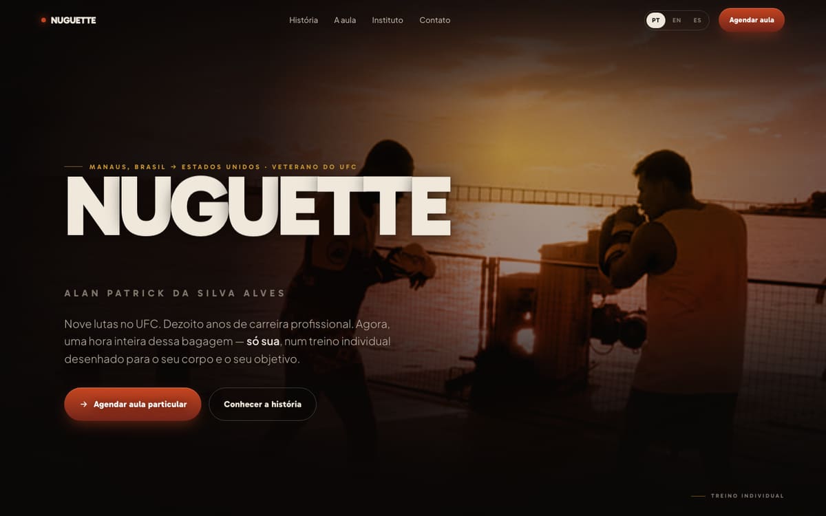Alan Nuguette — Aulas de MMA