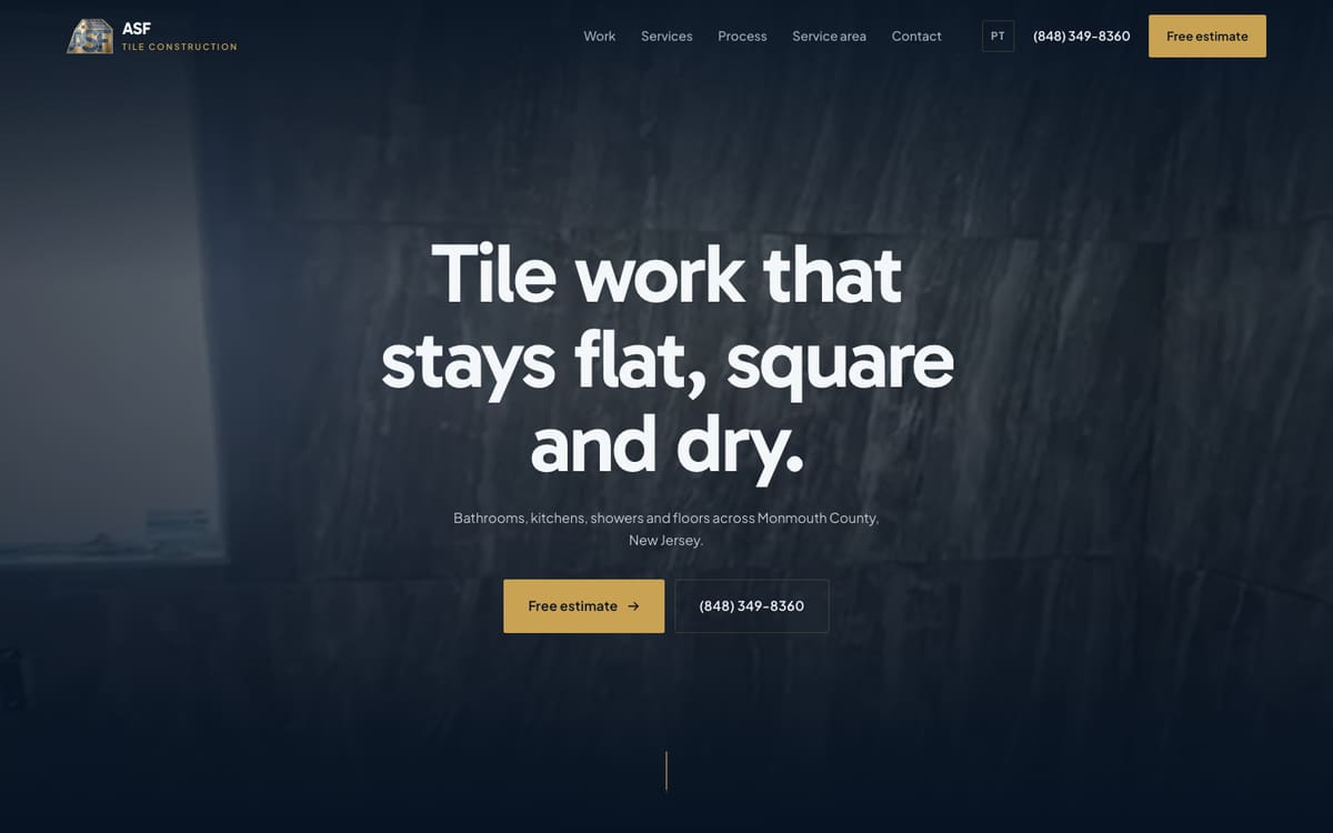 ASF Tile Construction — Revestimento & reforma