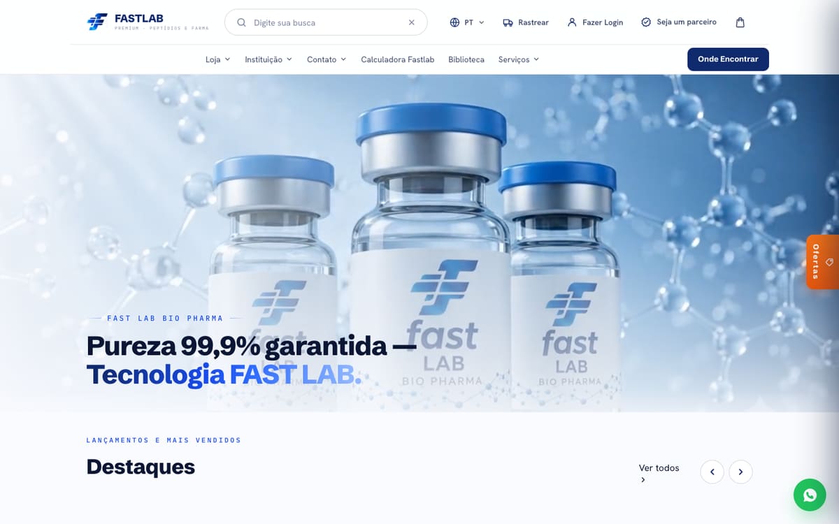 FAST LAB Peptídeos — Peptídeos & farma