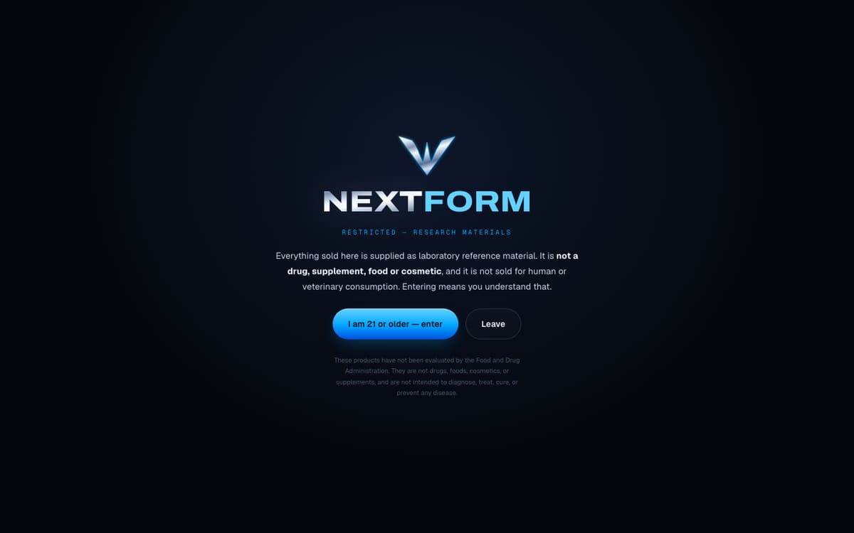 NEXTFORM — Peptídeos de pesquisa