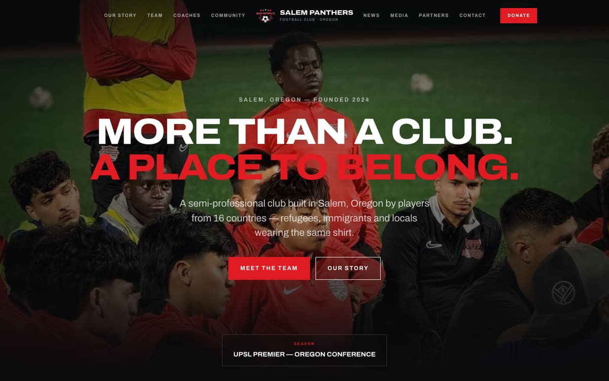 Salem Panthers FC — Clube de futebol
